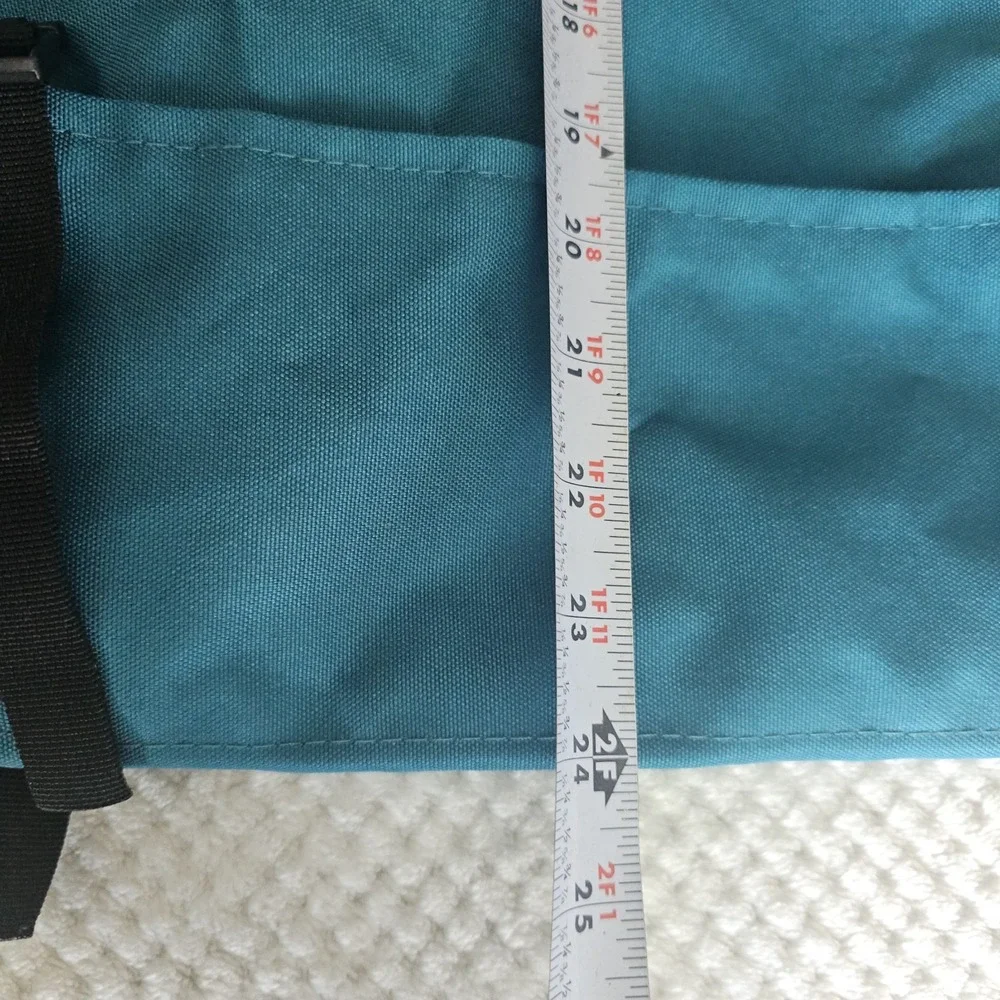 Jwthee Gardening Apron with Pockets‎ Adjustable Teal Harvest Bag - Picture 12 of 14